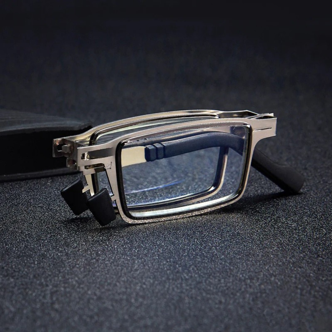 Lentes plegables de titanio ultraligero sin tornillos 👓
