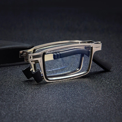 Lentes plegables de titanio ultraligero sin tornillos 👓